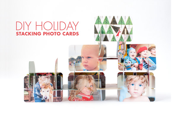 DIY Holiday Stacking Photo Cards