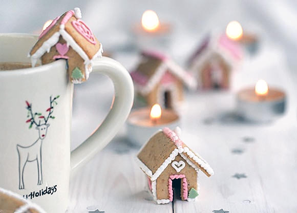 DIY Mini Gingerbread Houses
