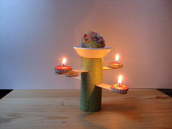 DIY Tea Light Candleholders