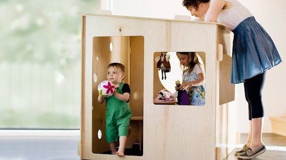 Plywood Puzzle Playhouse for Kids