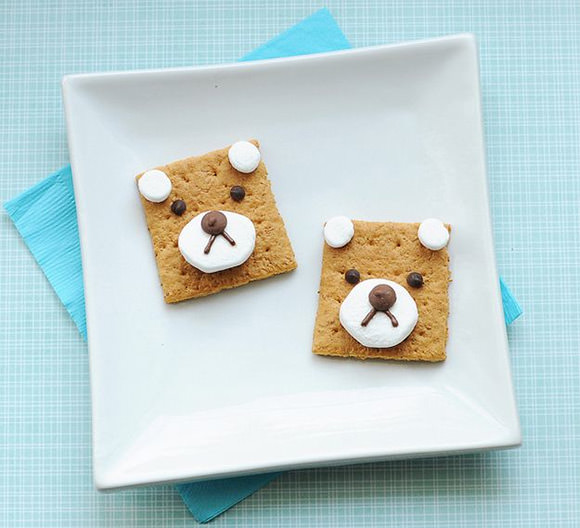 Bear S''mores (fun & simple snack for kids)
