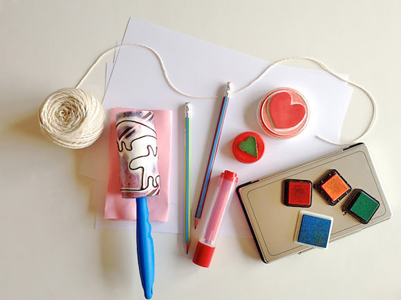 DIY Valentine's Day Stationery