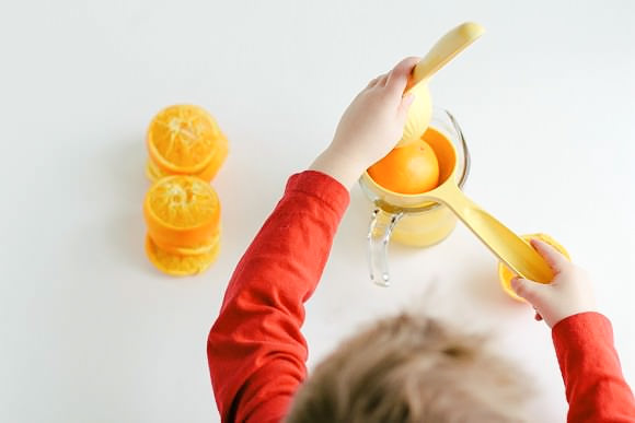 Orange Dreamsicle Ice Cream Recipe (made from snow!)