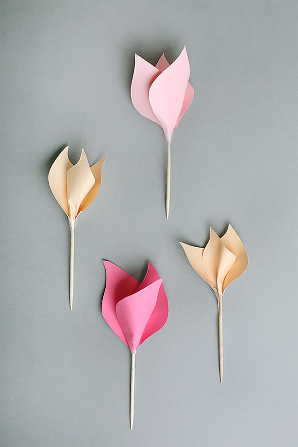 DIY Paper Tulips