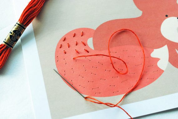 Printable Animal Sewing Cards For Kids | Handmade Charlotte