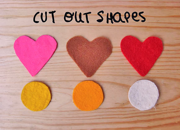 DIY Felt Valentine Medals