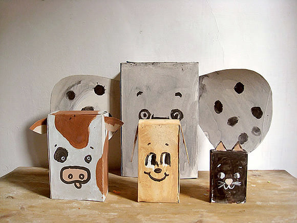 Upcycled Cereal Box Nesting Dolls