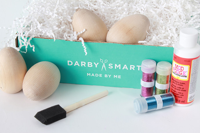 DIY Glitter Eggs Kit by Darby Smart