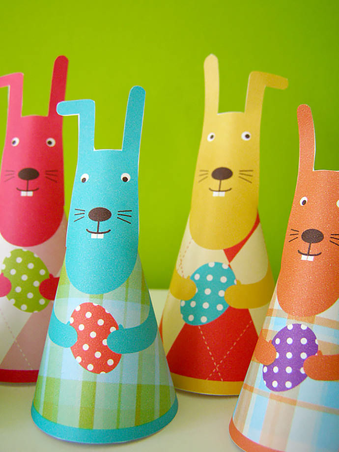 DIY Printable Freebie Easter Bunny