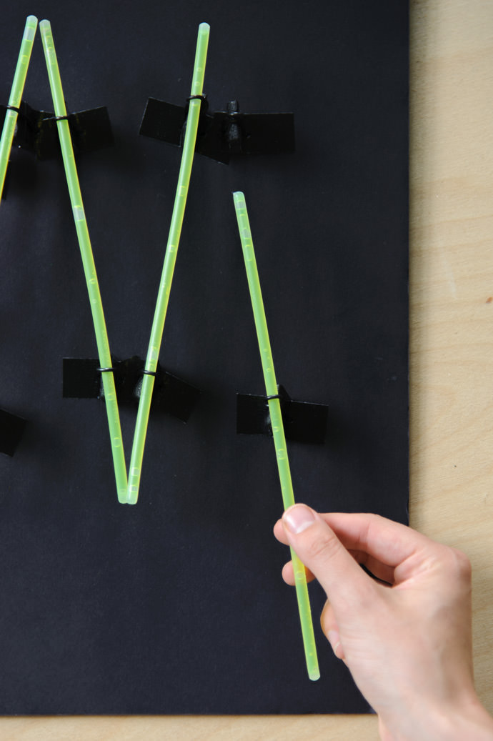 DIY Glow Stick Neon Sign