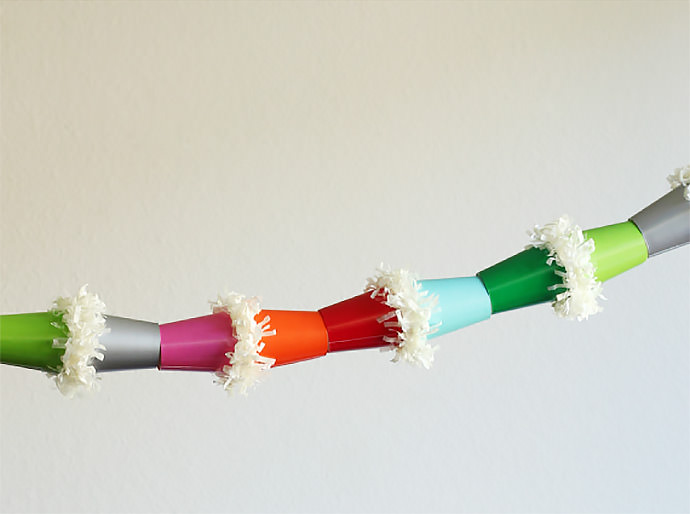 DIY Paper Cup Garland