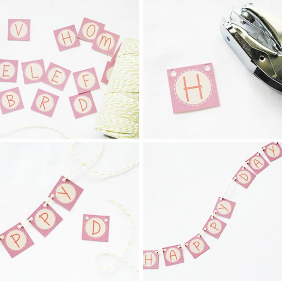 Printable Letter Tiles Handmade Charlotte