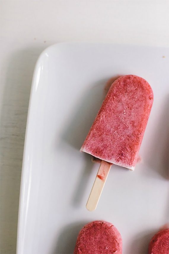 Strawberries and Cream Popsicles Handmade Charlotte