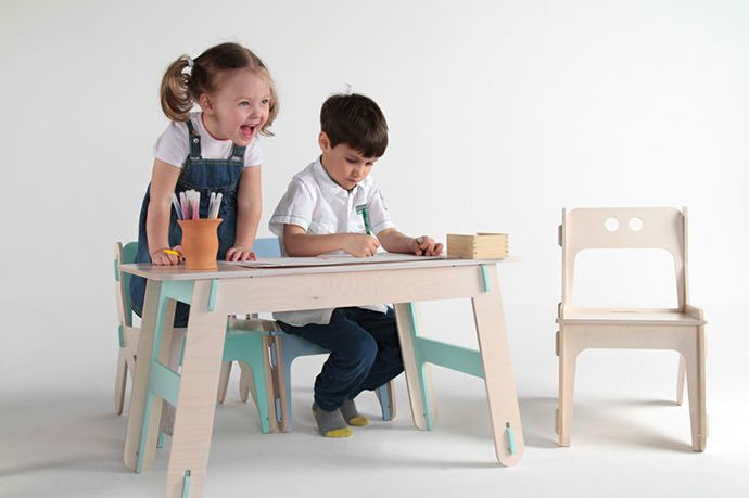 Plywood Kid's Desk (available from Playply)