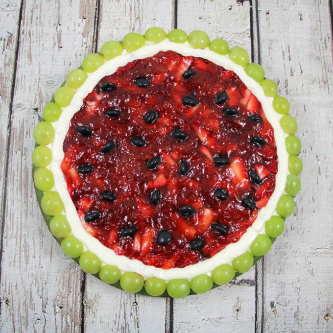 Watermelon Fruit Pizza Handmade Charlotte