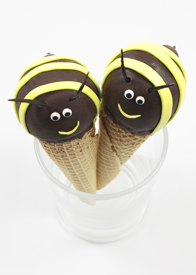 Bee Ice Cream Cones