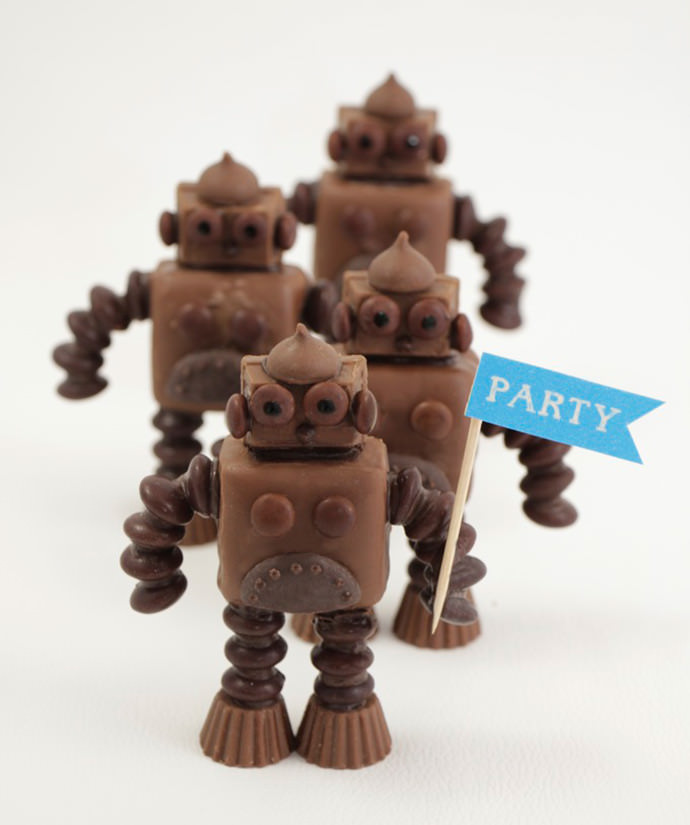 DIY Chocolate Robots