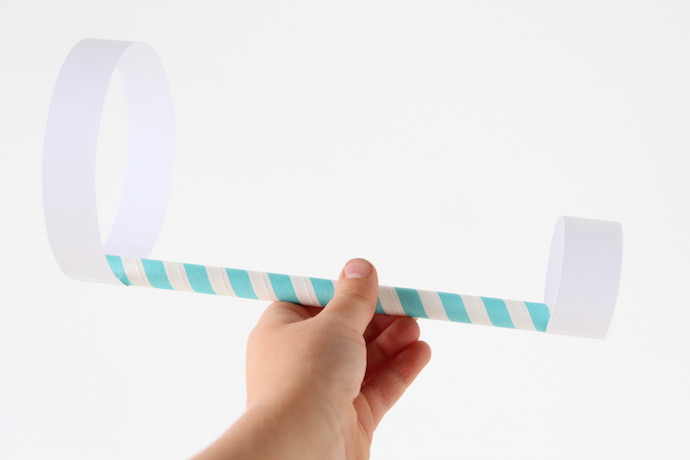 DIY Straw Paper Airplane