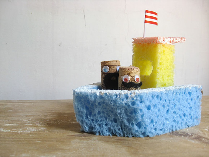 DIY Sponge Bath Baots