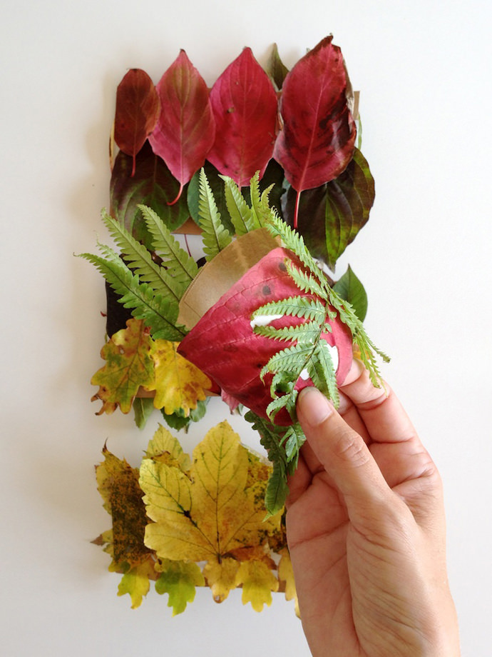 DIY Autumn Leaves Wristband for Kids