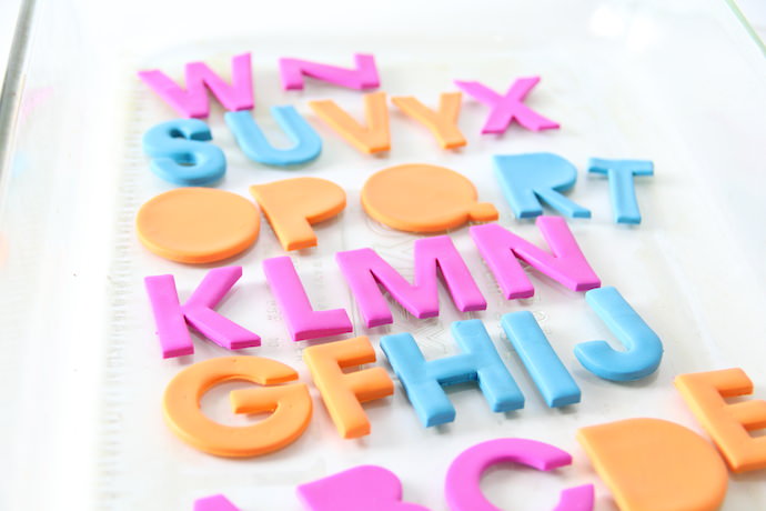 DIY Alphabet Magnets
