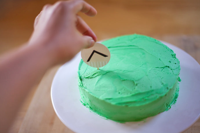 DIY Frog Cake