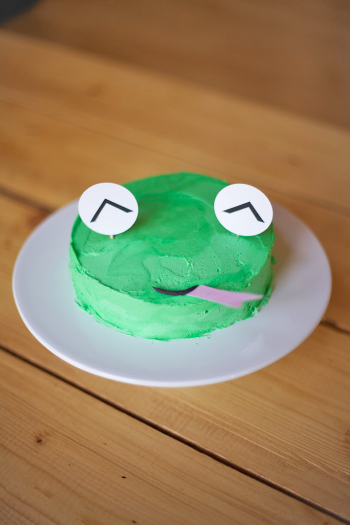 DIY Frog Cake 