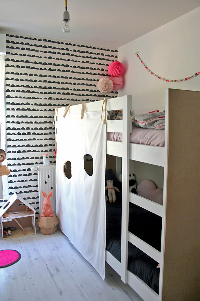Simple DIY Bunk Bed Fort for Kids