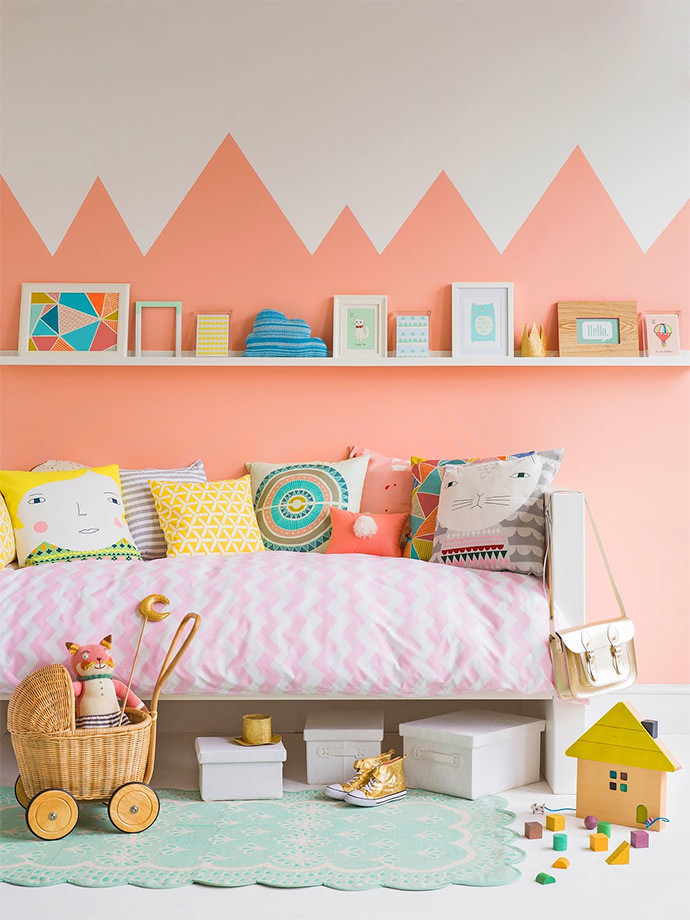 Get creative with paint ivia n the kid's room! (Charlotte Love for Good Homes Magazine)