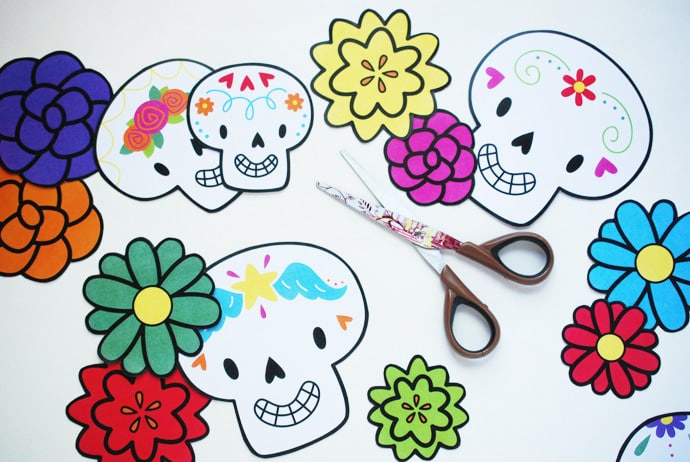 Printable Dia De Los Muertos Wreath Handmade Charlotte