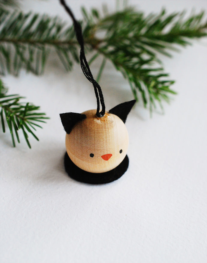 DIY Wooden Critter Ornaments