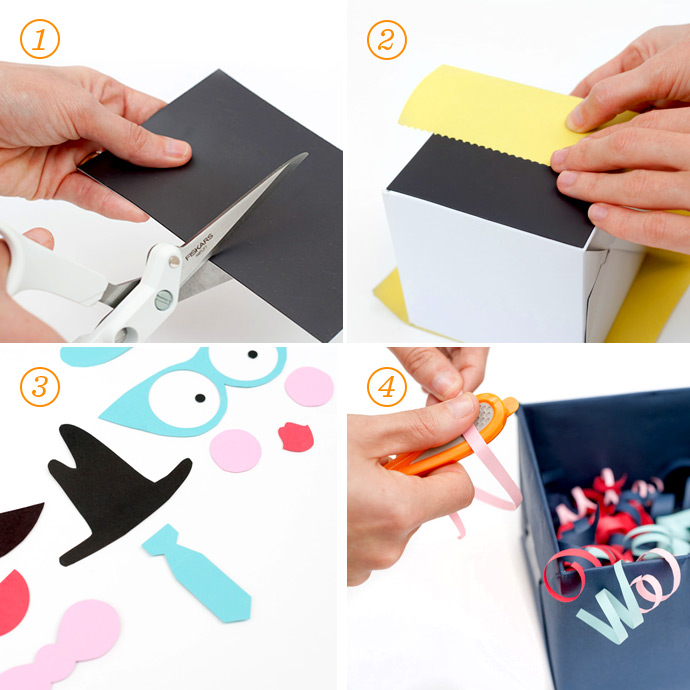 Funny Face Gift Wrap Handmade Charlotte