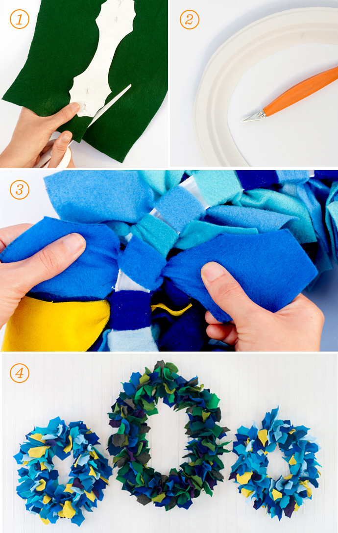 Glade DIY Felt Wreath