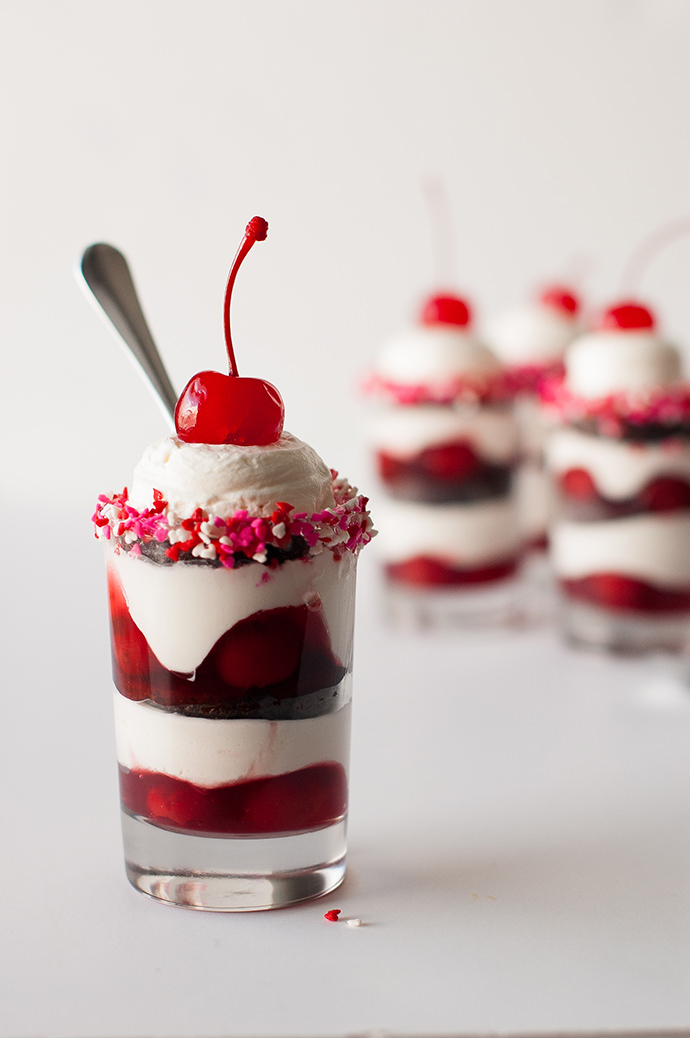 Valentine's Chocolate Cherry Trifle Recipe