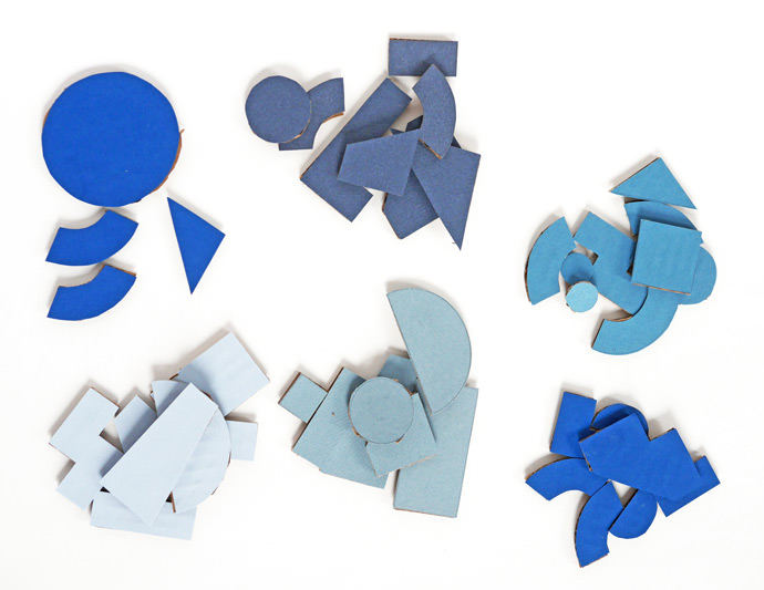 DIY Geometric Cardboard Game