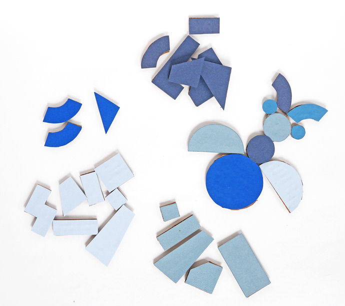 DIY Geometric Cardboard Game