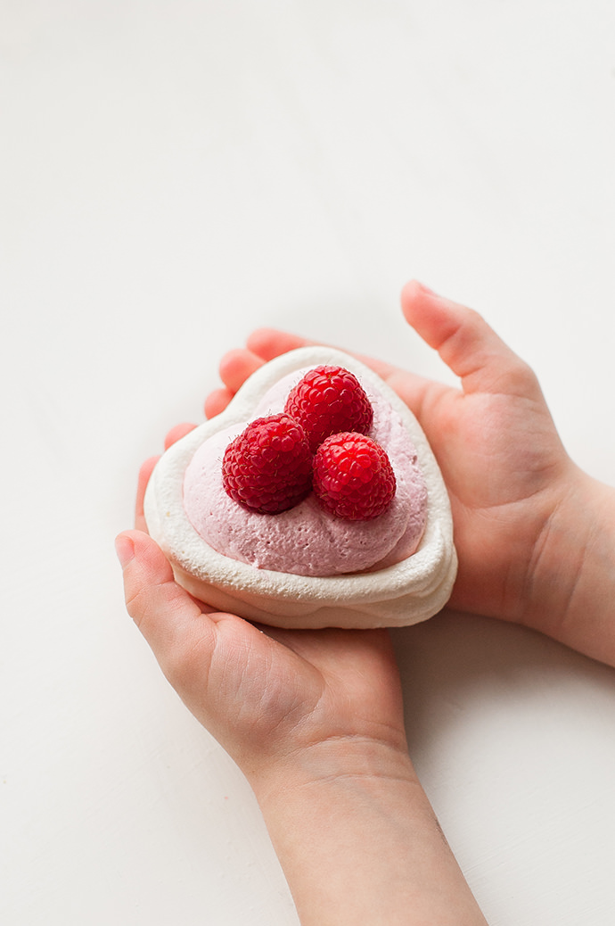 Easy Valentine's Raspberry Mousse Meringue Recipe