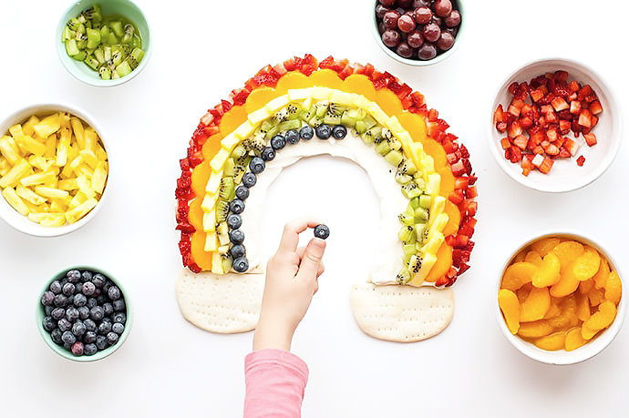Rainbow Fruit Tart Recipe