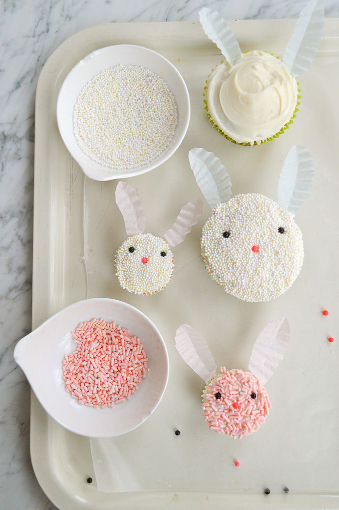 Easy Easter Bunny Cupcakes Recipe