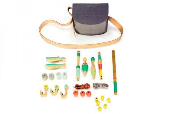 Wood Toy Fishing Kit