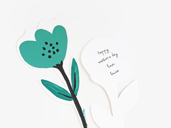 Make A Bouquet of Flower Cards for Mother's Day
