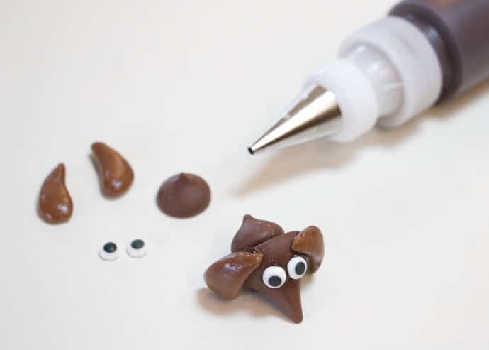 Easy Chocolate Party Pups Tutorial Made From Candy Bars