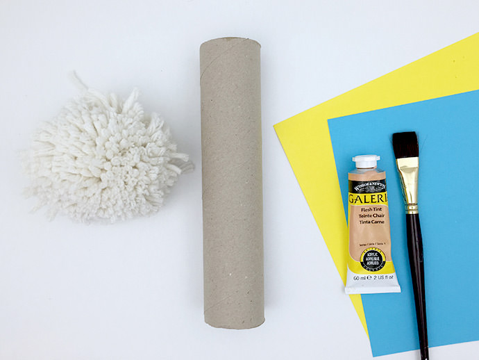DIY Superhero Pom Pom and Paper Craft