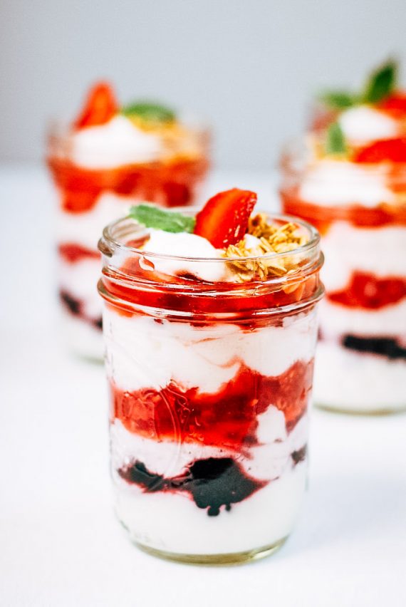 Easy Mixed Berry Yogurt Parfaits for Summer | Handmade Charlotte