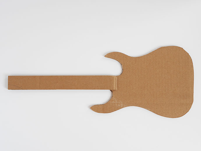 How to make a DIY Cardboard Guitar: Step 3