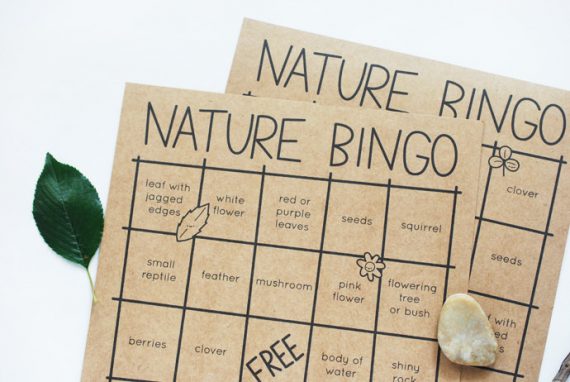 easy nature bingo
