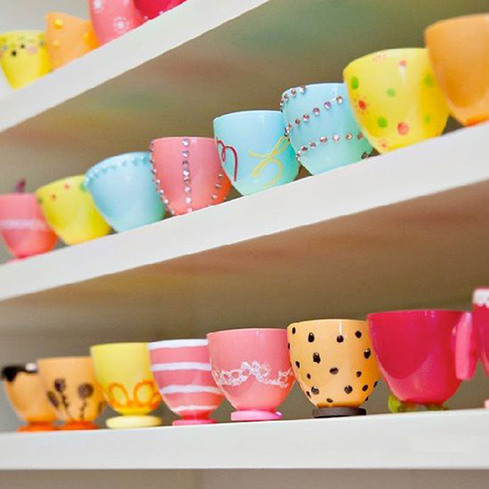 plastic tea party cups