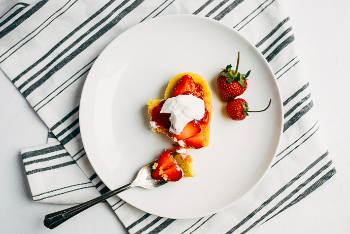 Heart-Shaped Strawberry Shortcakes