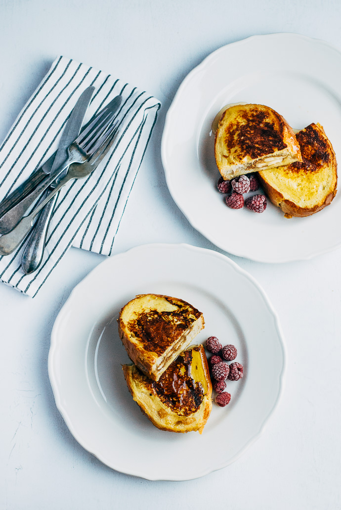 Recipe: Nut Butter and Banana Stuffed French Toast