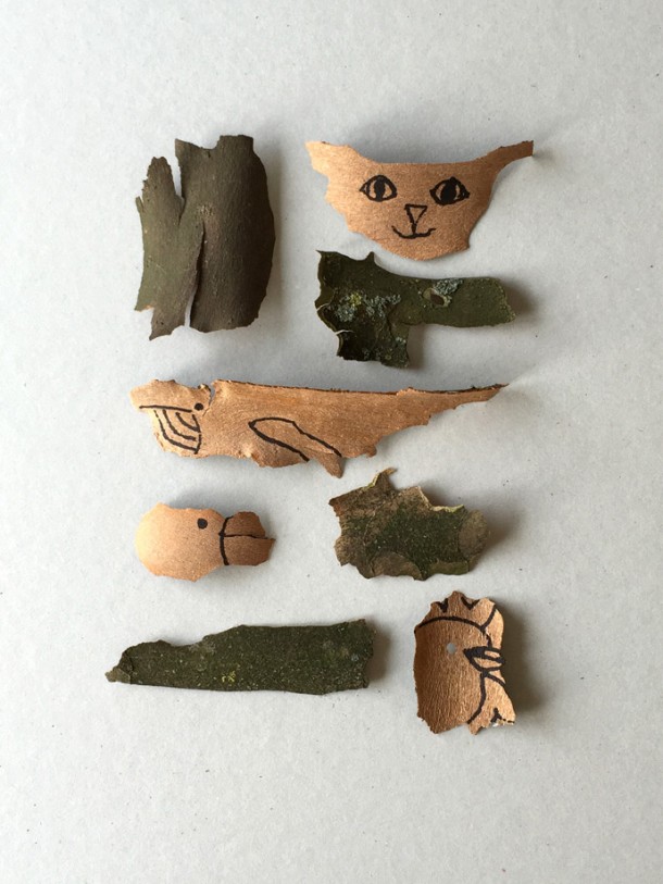 DIY Tree Bark Lanterns Handmade Charlotte